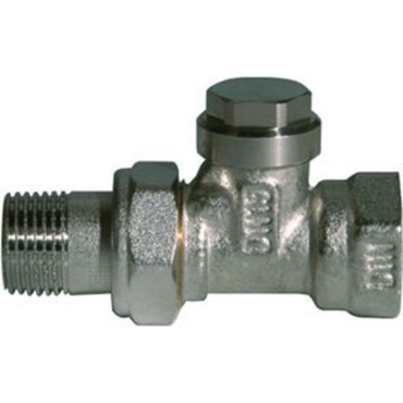 Radiator foot valve Type: 2455 Brass Drainable Fillable Tailpiece/Inner thread